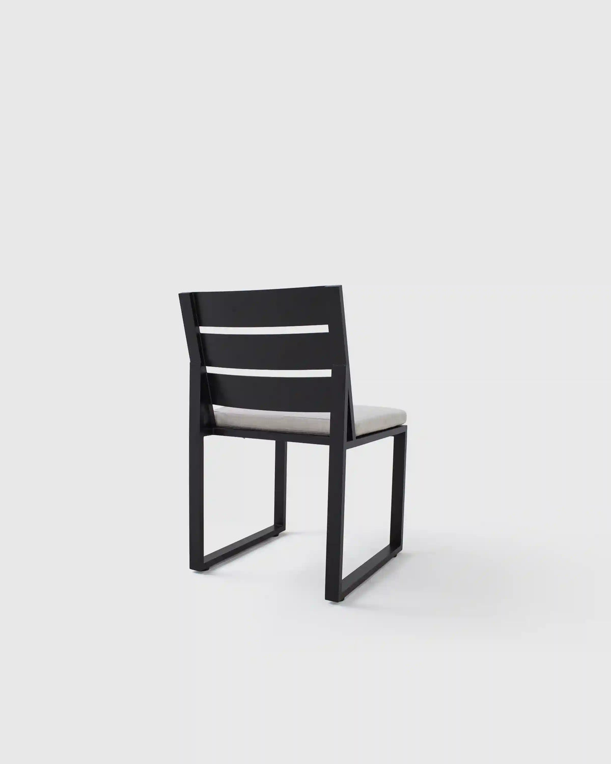 Linear Aluminum Outdoor Dining Side Chair (Set of 2)