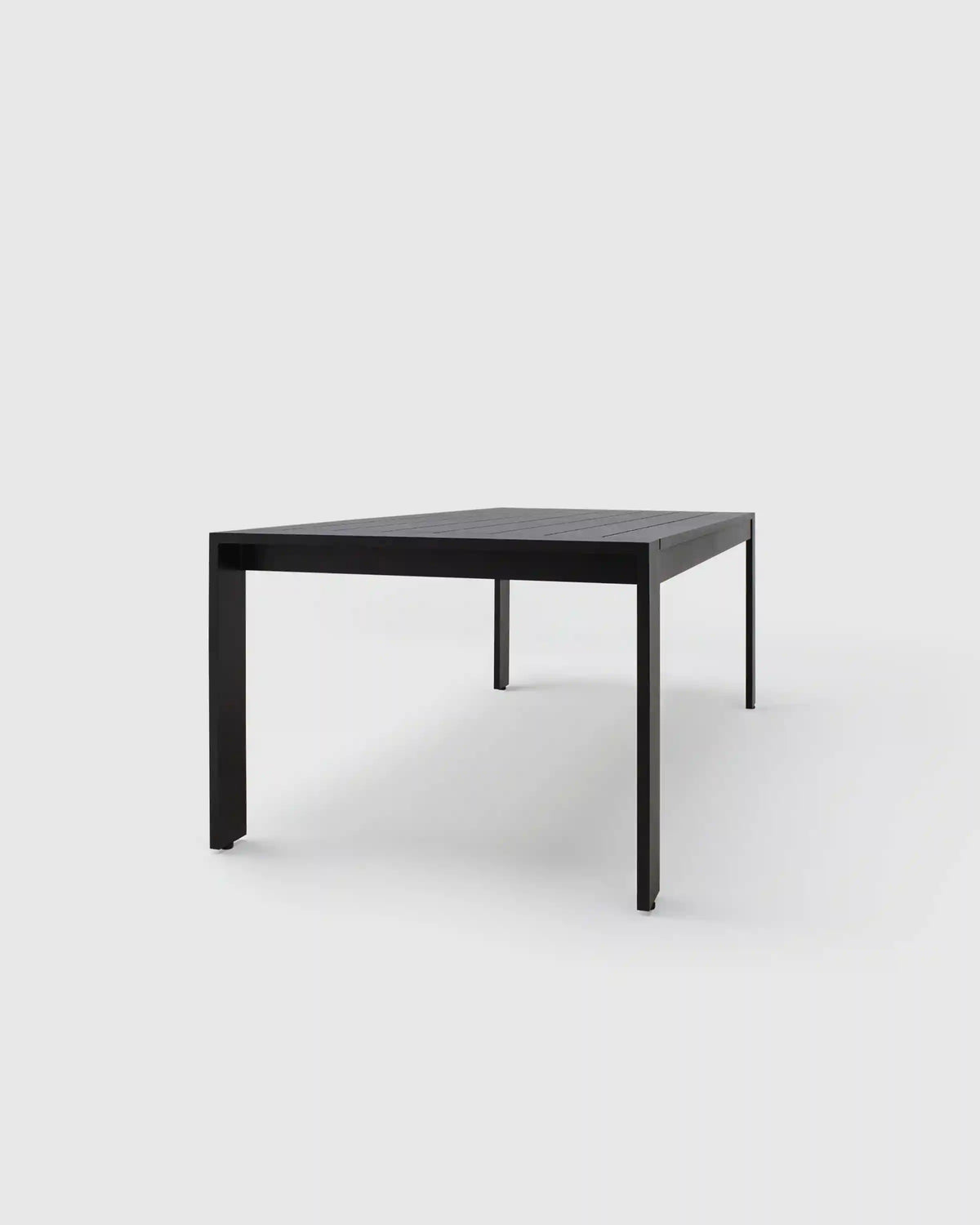 Linear Aluminum Outdoor Dining Table