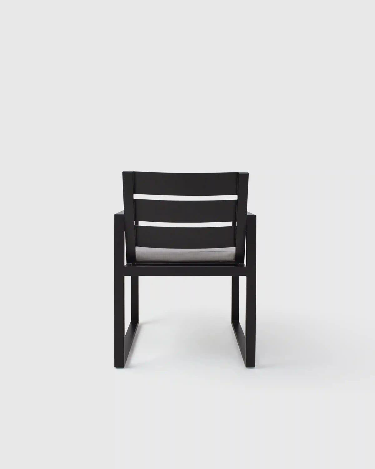 Linear Aluminum Outdoor Dining Armchair