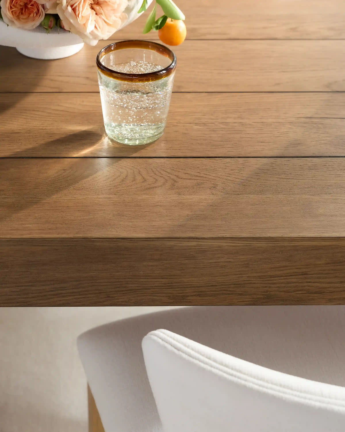 Reclaimed Oak Parsons Square Dining Table