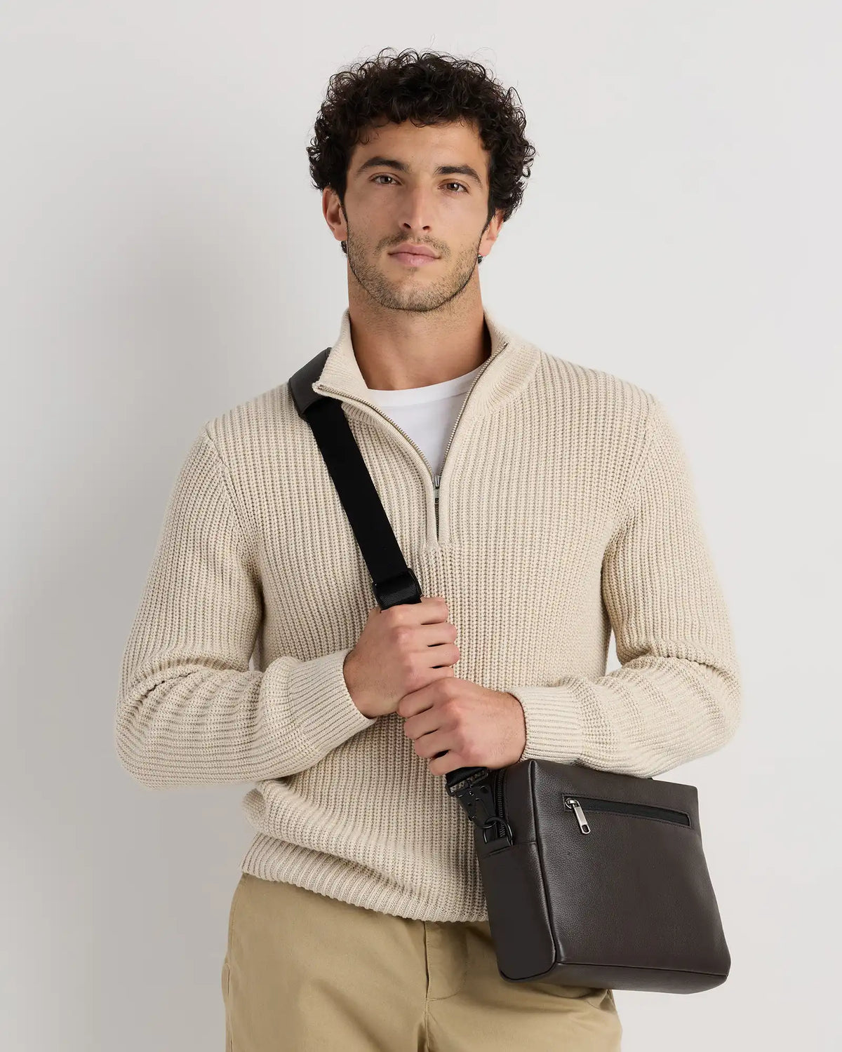 Excursion Italian Leather Crossbody Bag