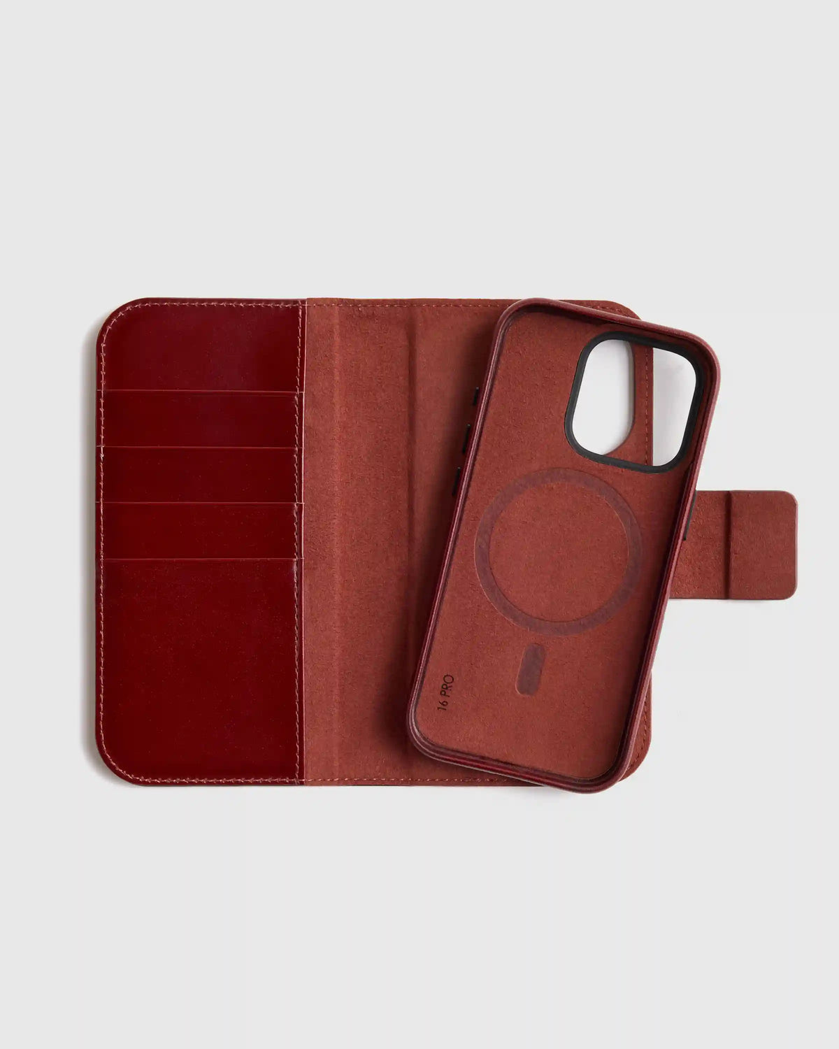 Italian Leather Phone 2-in-1 Folio Case