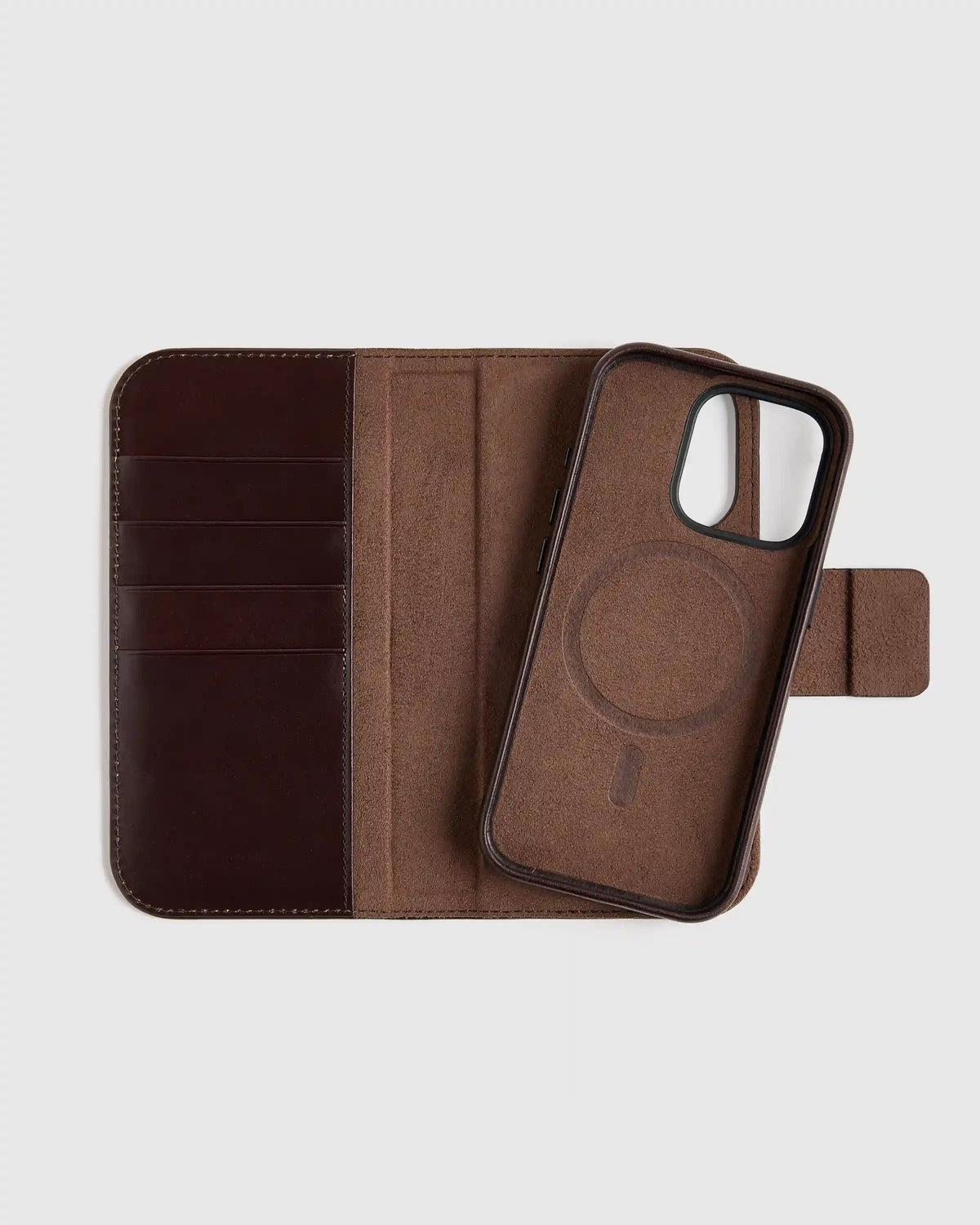 Italian Leather Phone 2-in-1 Folio Case
