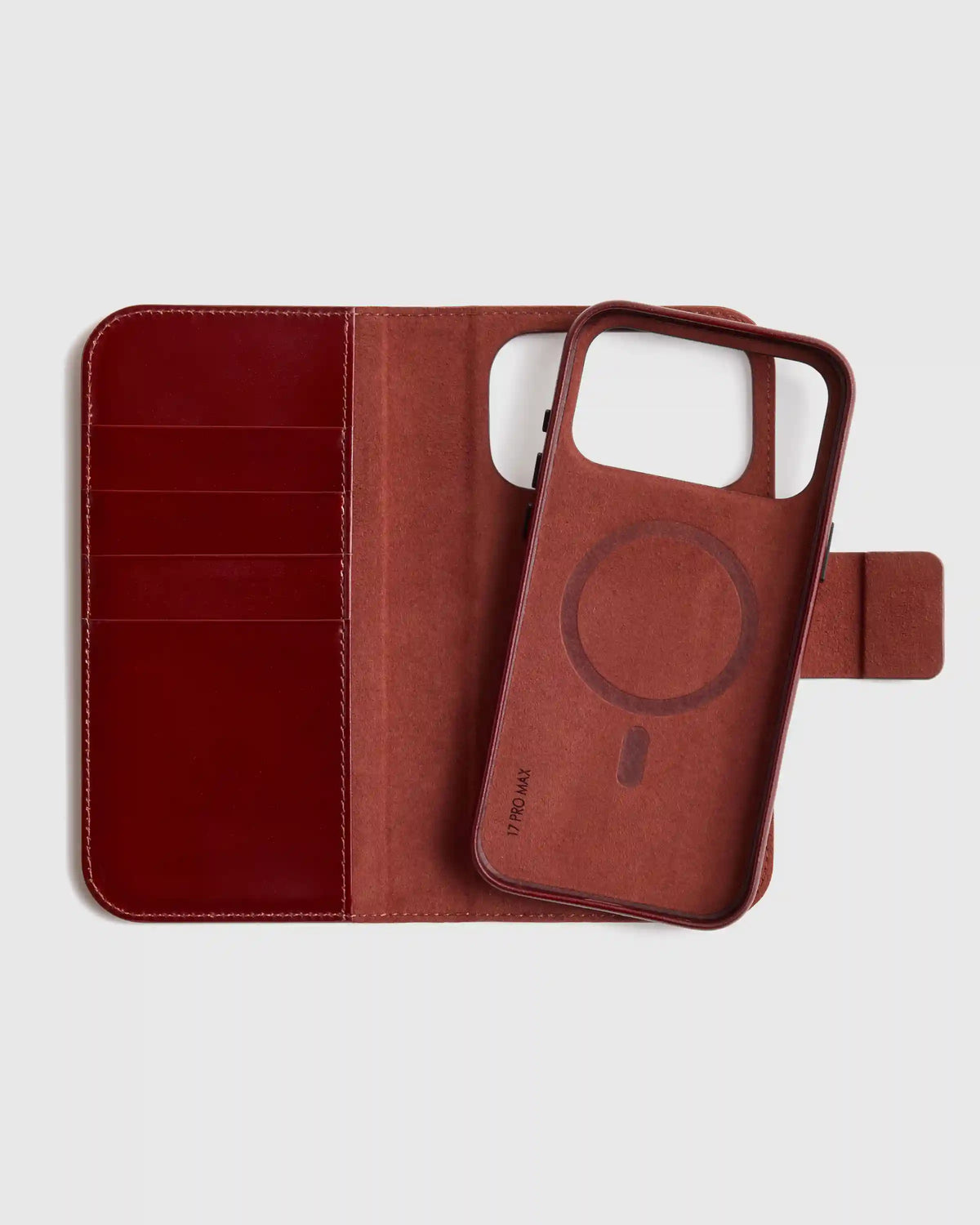 Italian Leather Phone 2-in-1 Folio Case