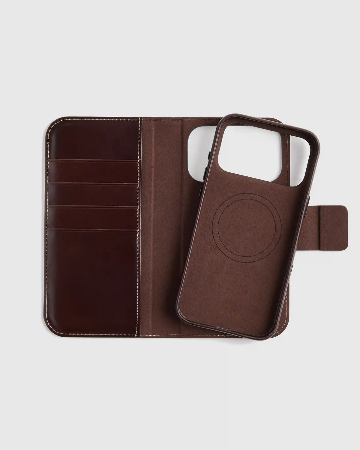 Italian Leather Phone 2-in-1 Folio Case