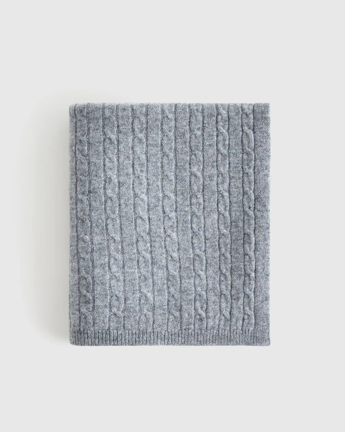 Mongolian Cashmere Cable Knit Baby Blanket