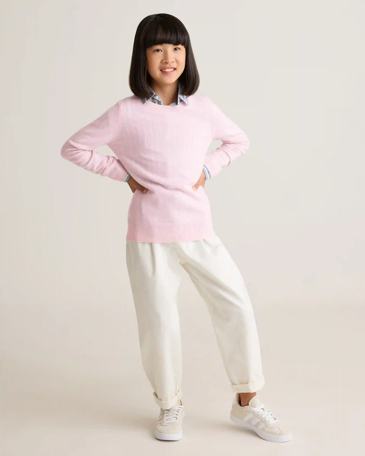 Washable Cashmere Crewneck Sweater