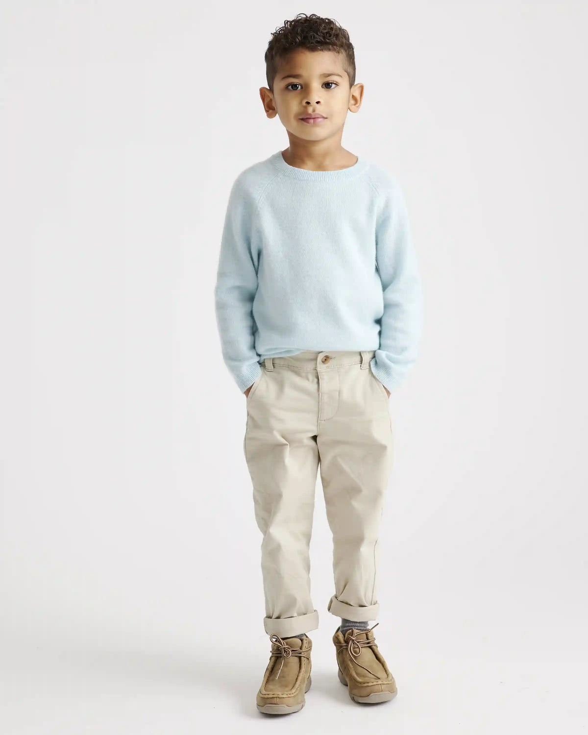 Washable Cashmere Crewneck Sweater