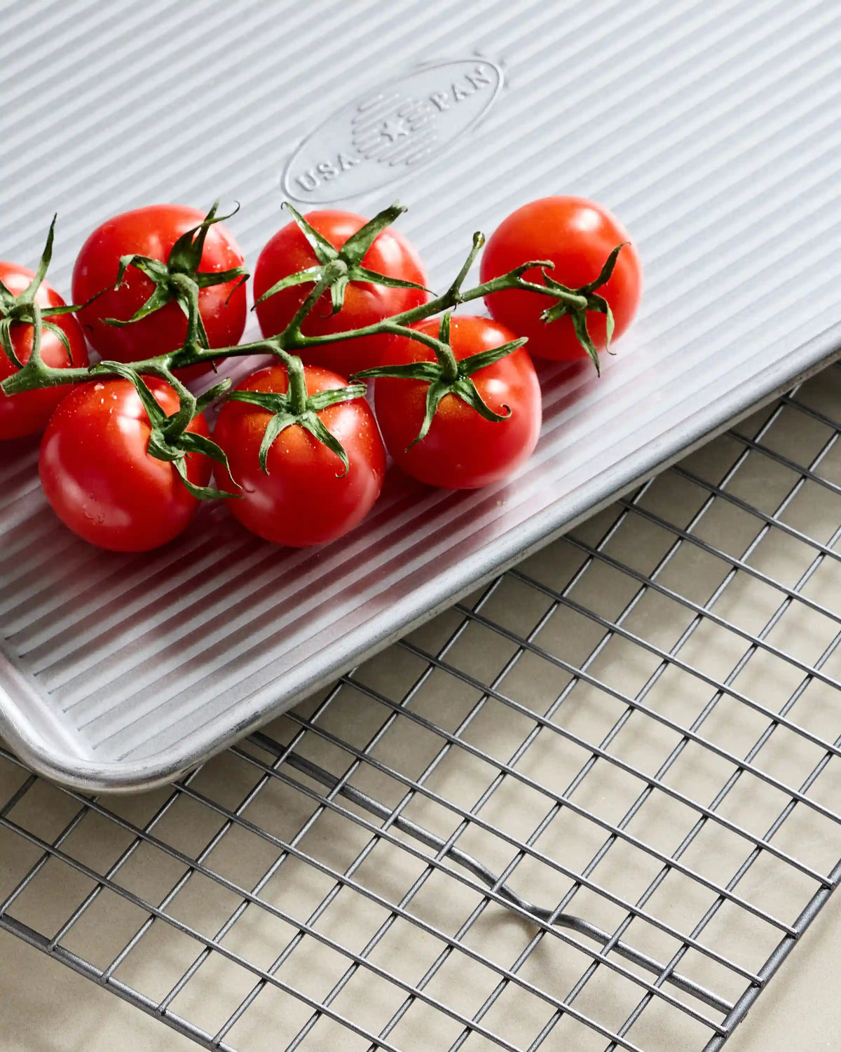 5-Pc Nonstick Steel Baking Sheet Set by USA Pan
