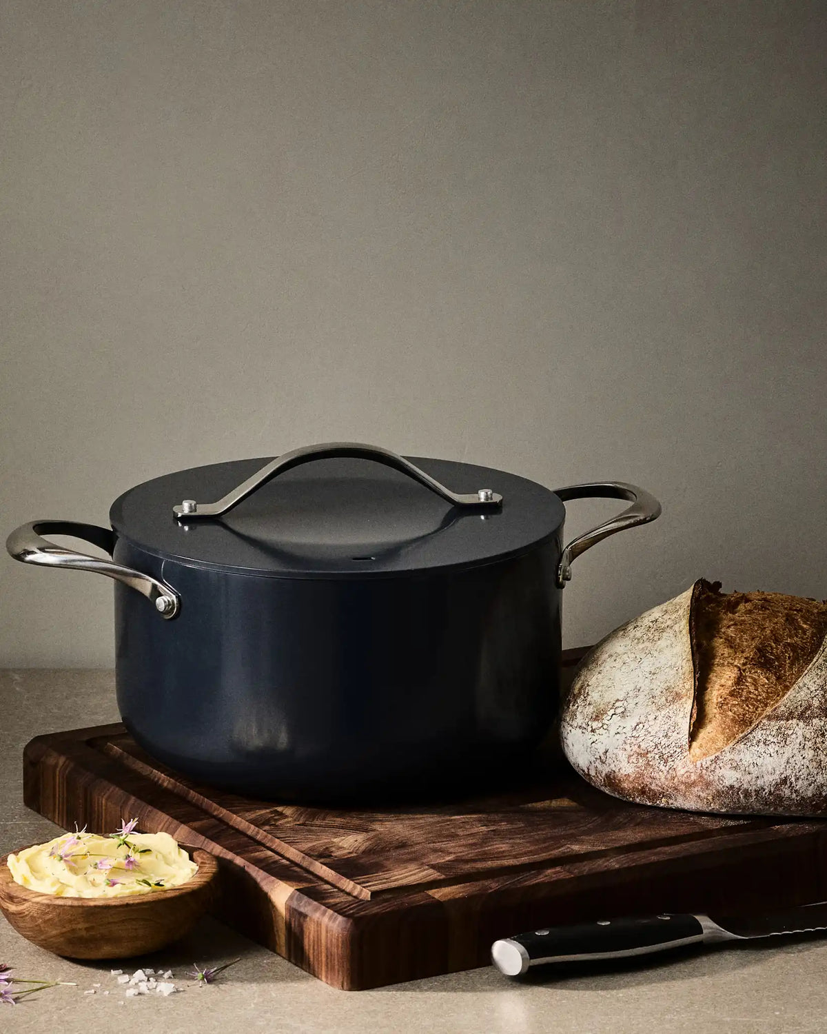 Ceramic Nonstick Soup Pot: 6QT