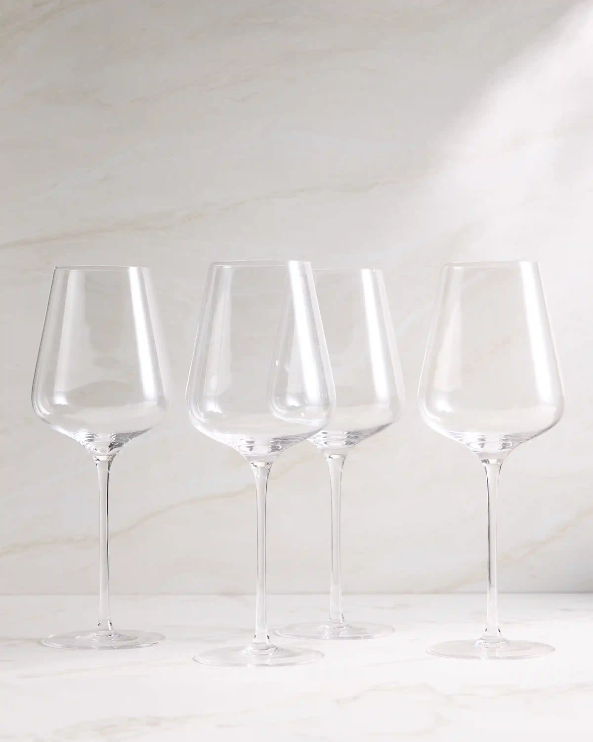 Mouth Blown Red Wine Glass, Set of 4