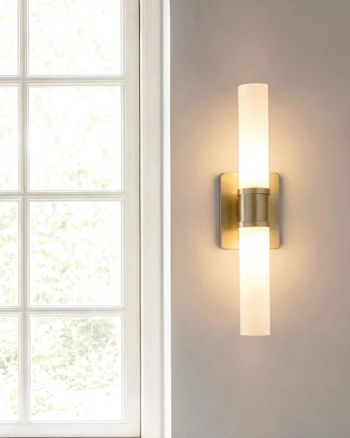 Cuff Glass Vanity Sconce