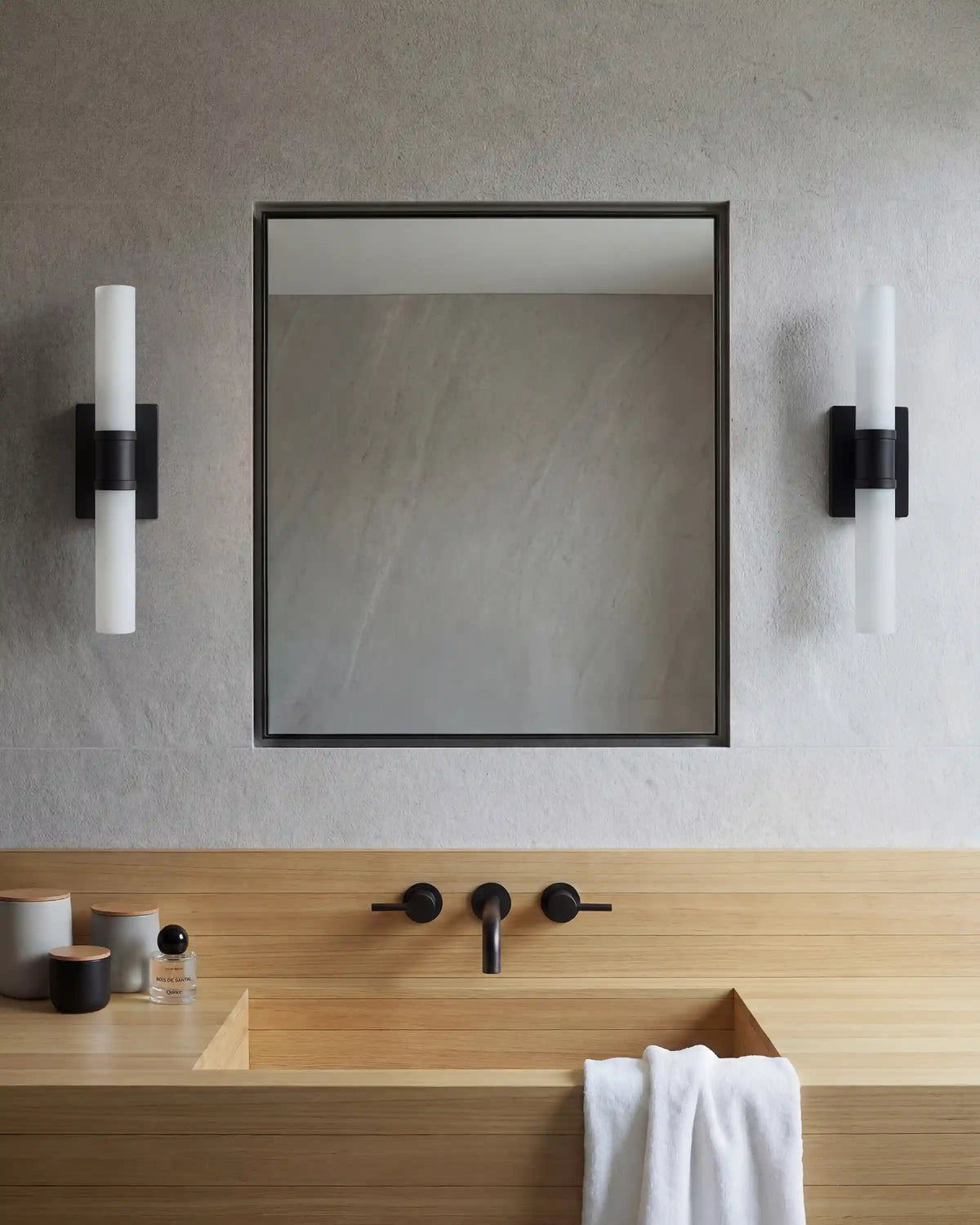 Cuff Glass Vanity Sconce