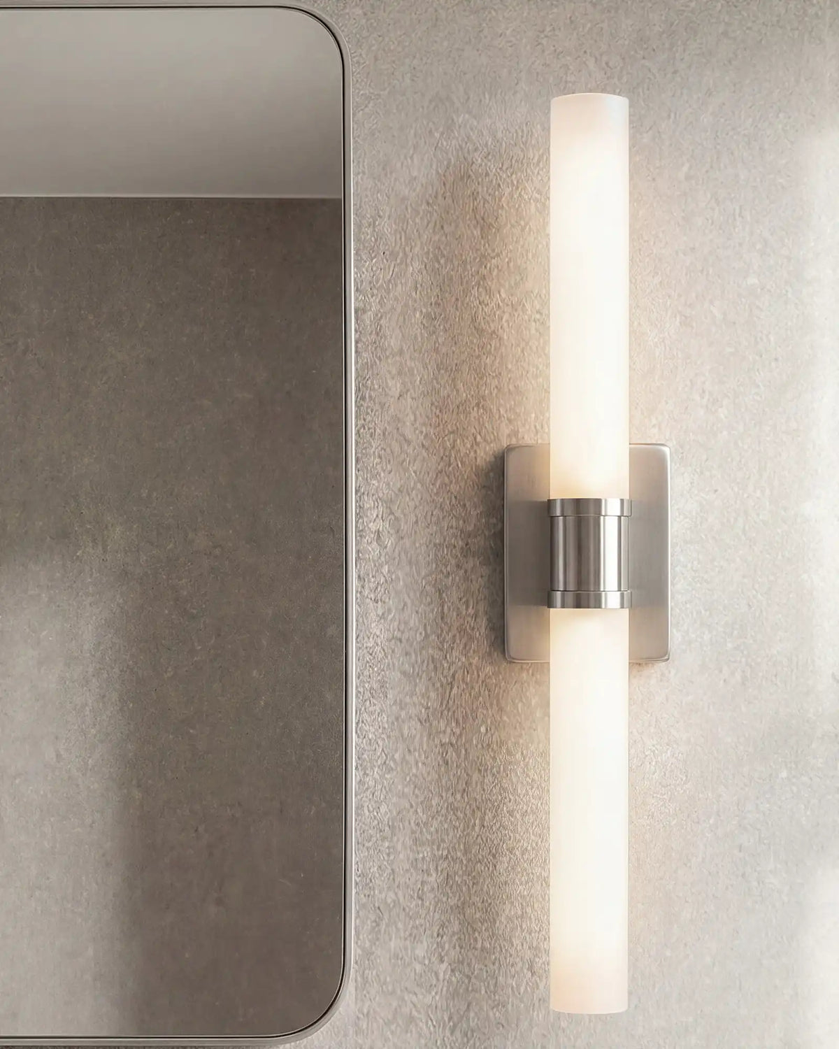 Cuff Glass Vanity Sconce