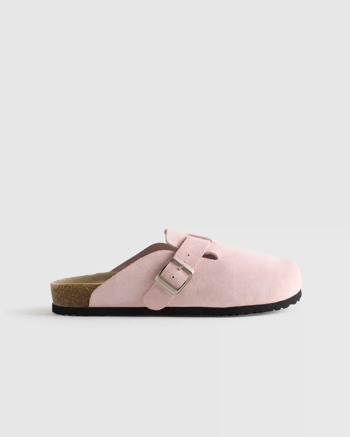 Water Repellent Suede Clog Mule