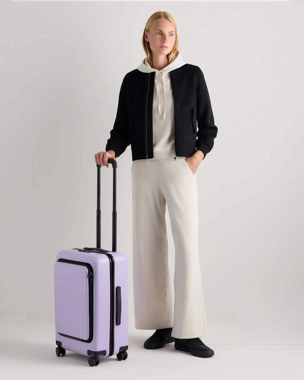 Front Pocket Carry-On Suitcase