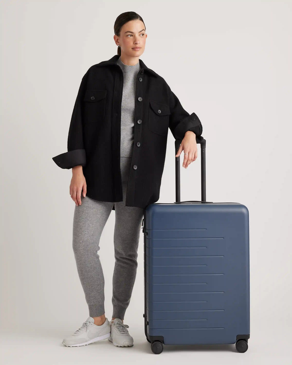 Expandable Small Carry-On & Large Check-In Suitcase Set