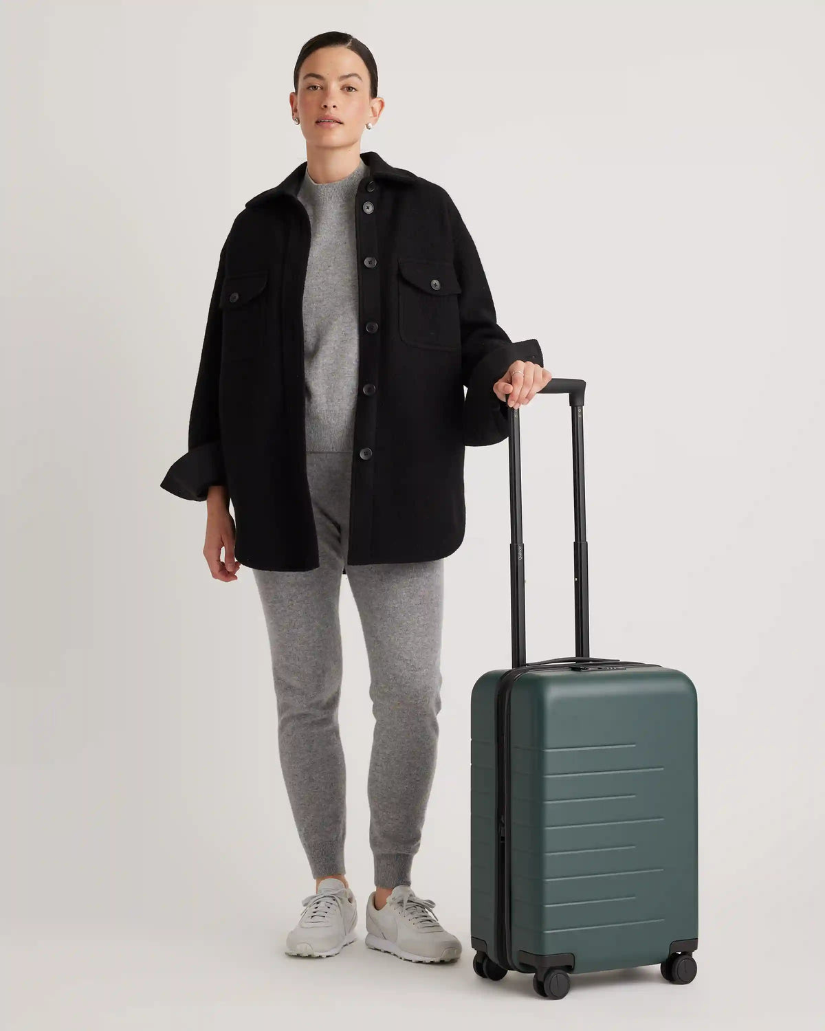 Expandable Small Carry-On & Large Check-In Suitcase Set