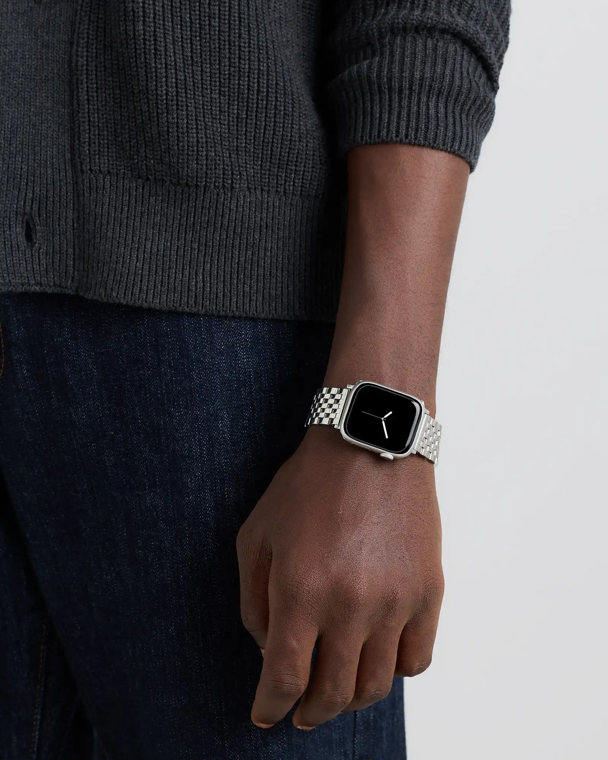 Stainless Steel Bracelet Smartwatch Band
