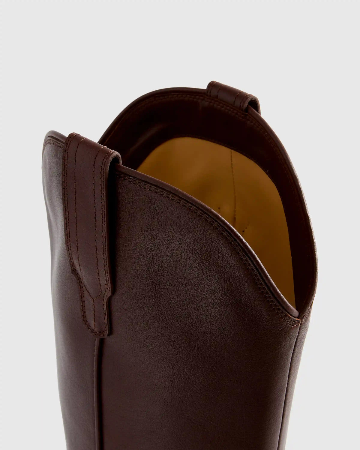 Italian Leather Tall Western Boots