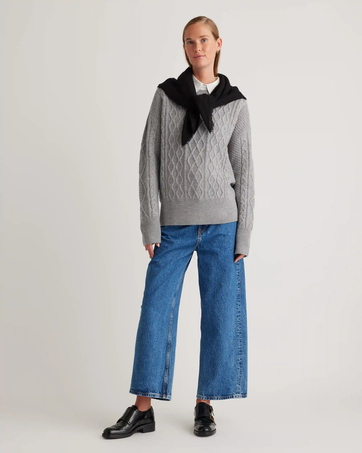 Mongolian Cashmere Square Scarf