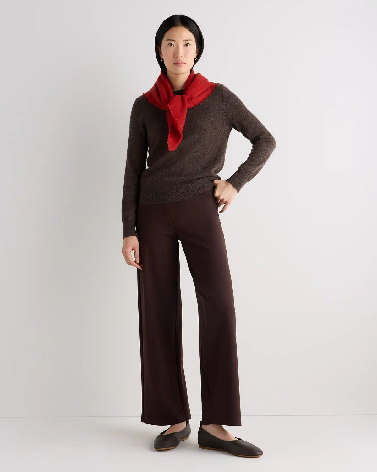 Mongolian Cashmere Square Scarf