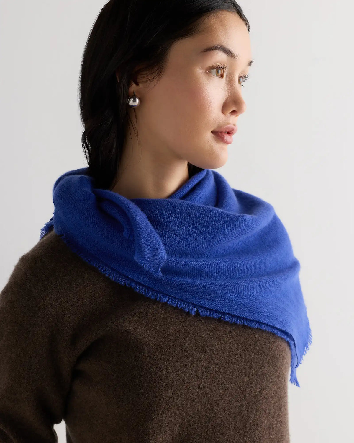 Mongolian Cashmere Square Scarf