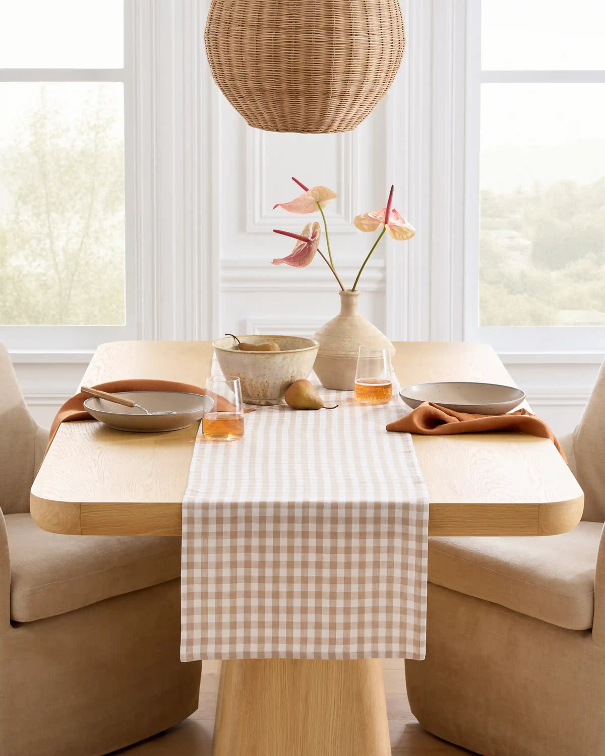 European Linen Table Runner