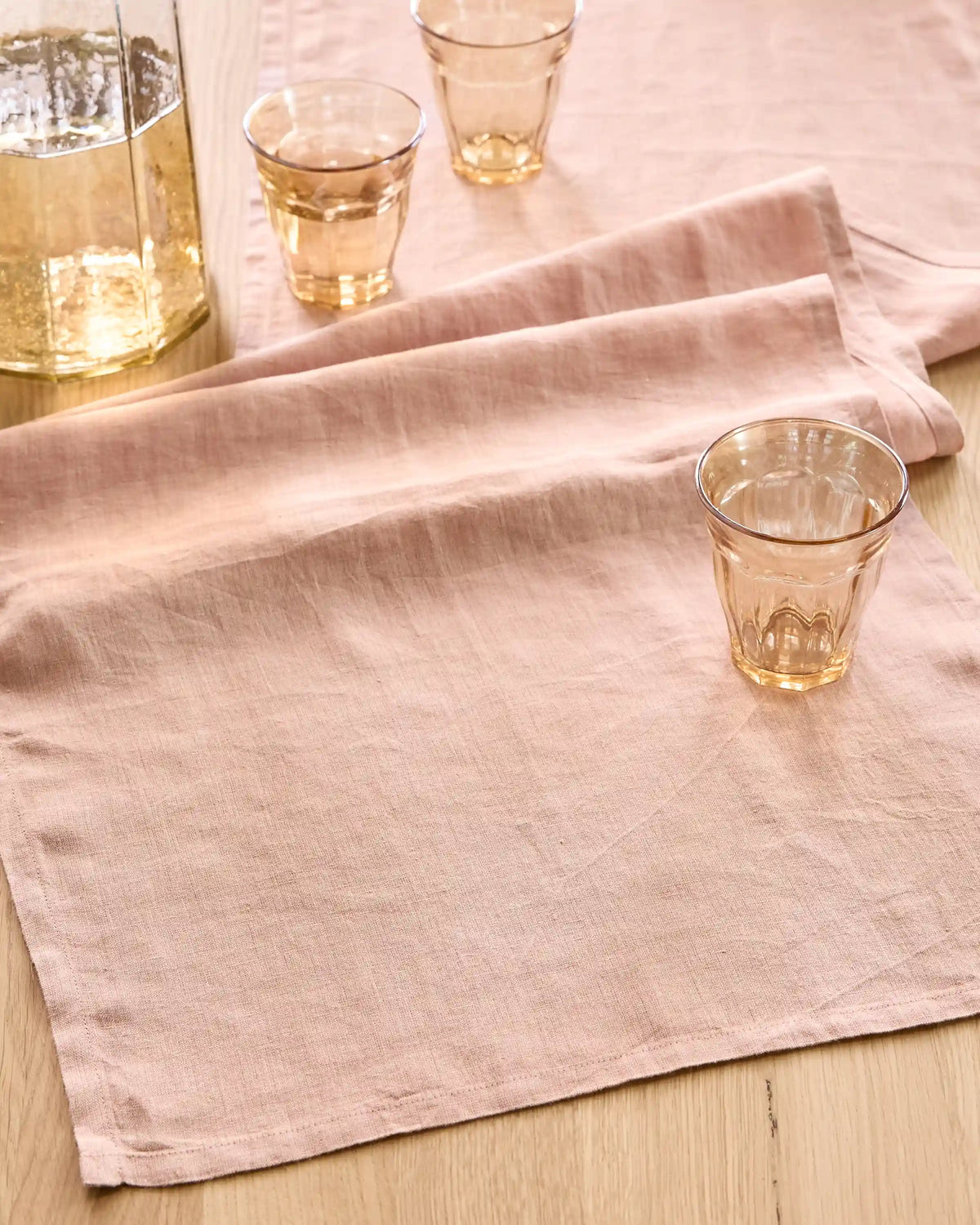 European Linen Table Runner