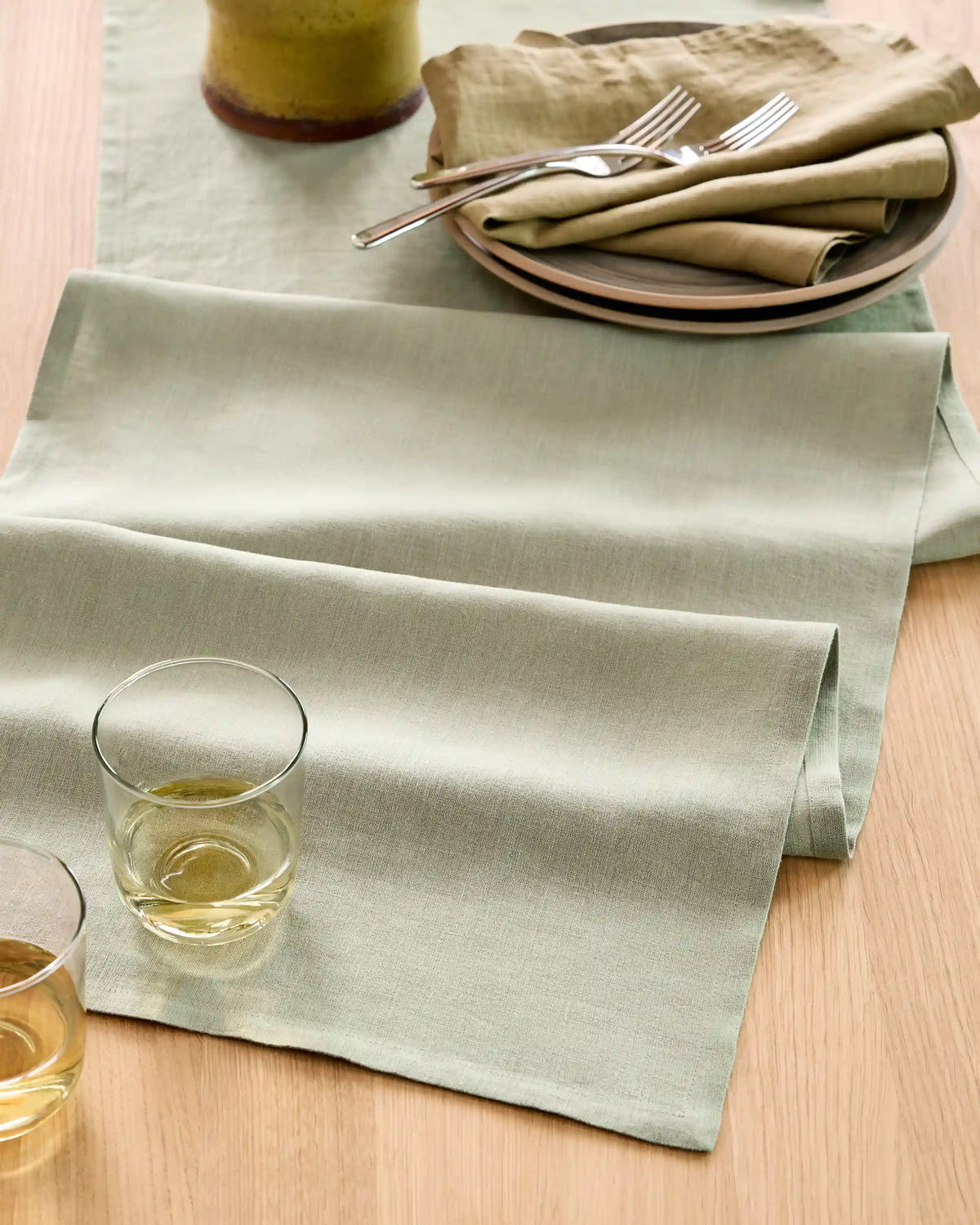 European Linen Table Runner