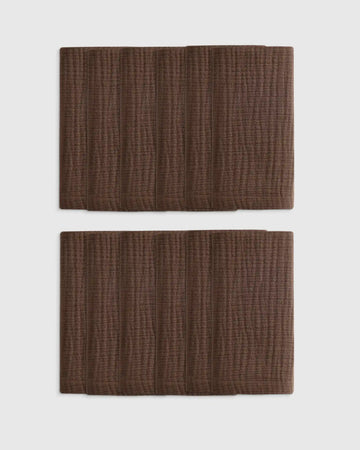 Organic Cotton Gauze Napkins, Set of 12