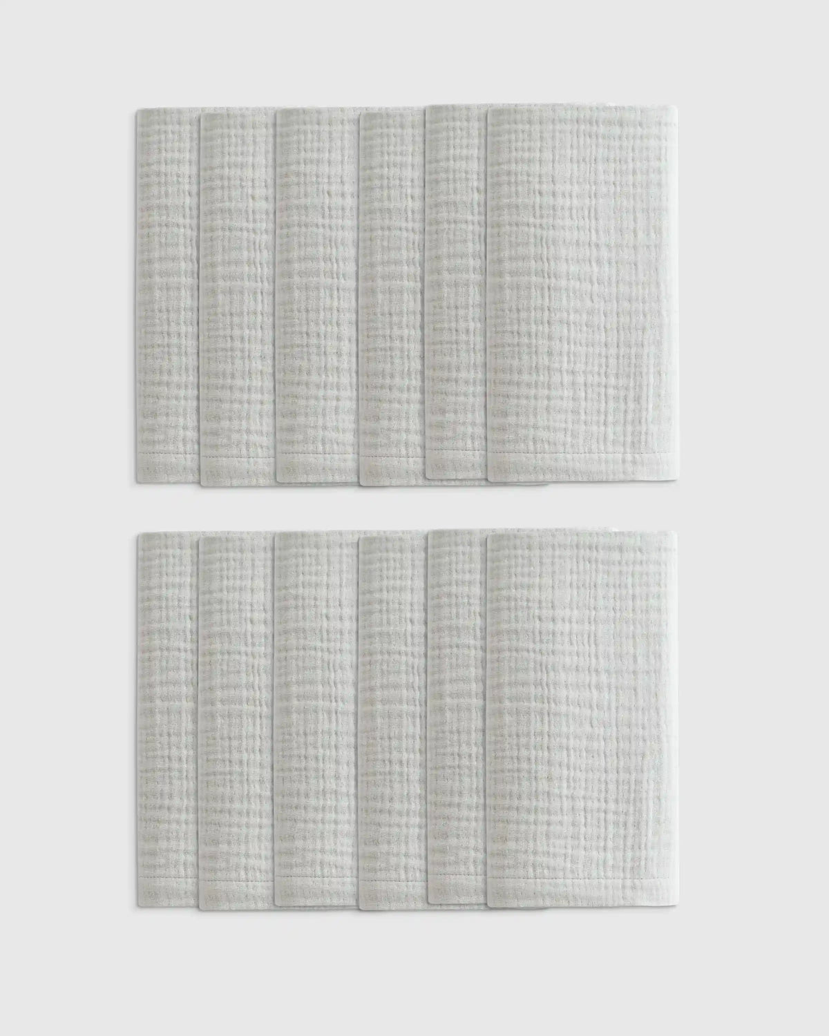 Organic Cotton Gauze Napkins, Set of 12