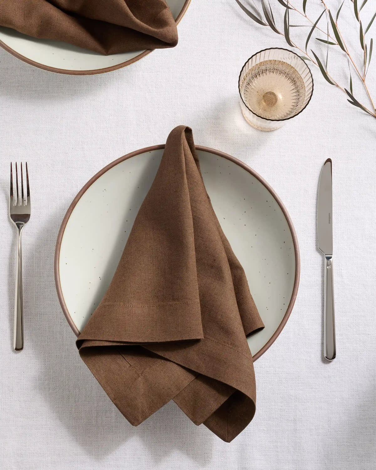 European Linen Wide-Hem Napkins, Set of 12