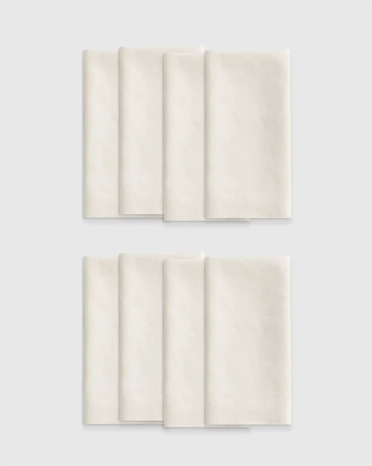 European Linen Wide-Hem Napkins, Set of 8