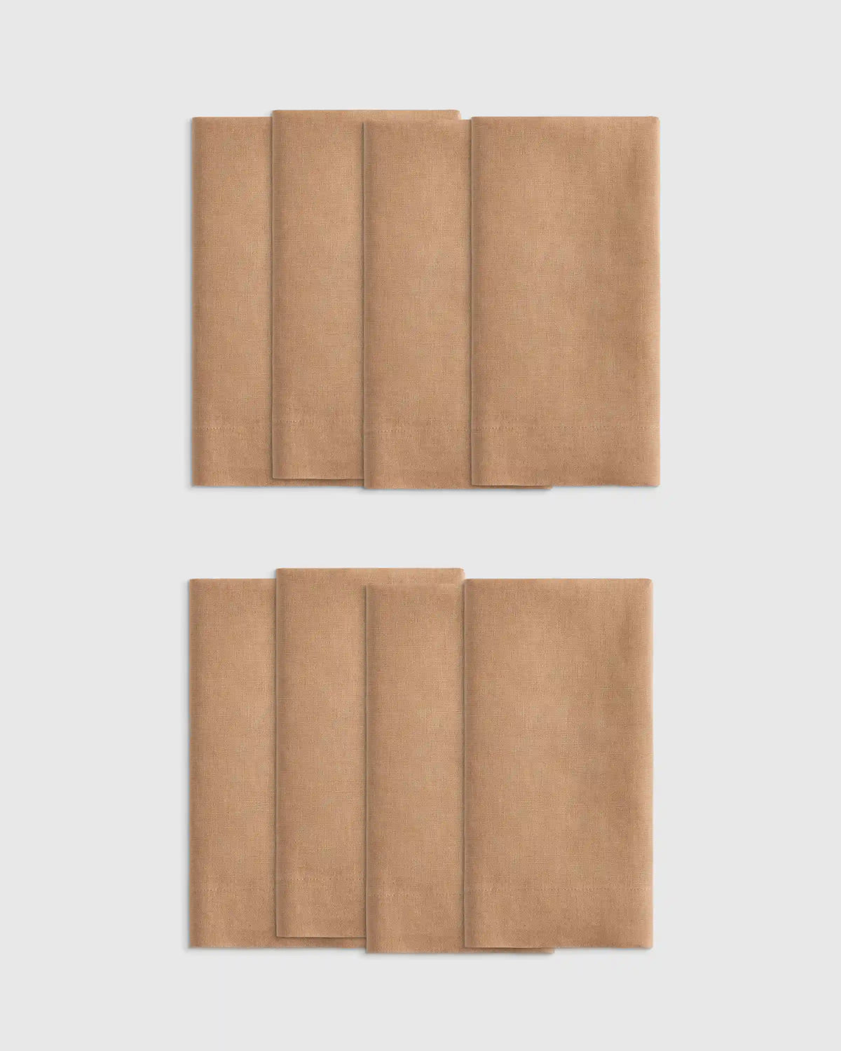 European Linen Wide-Hem Napkins, Set of 8