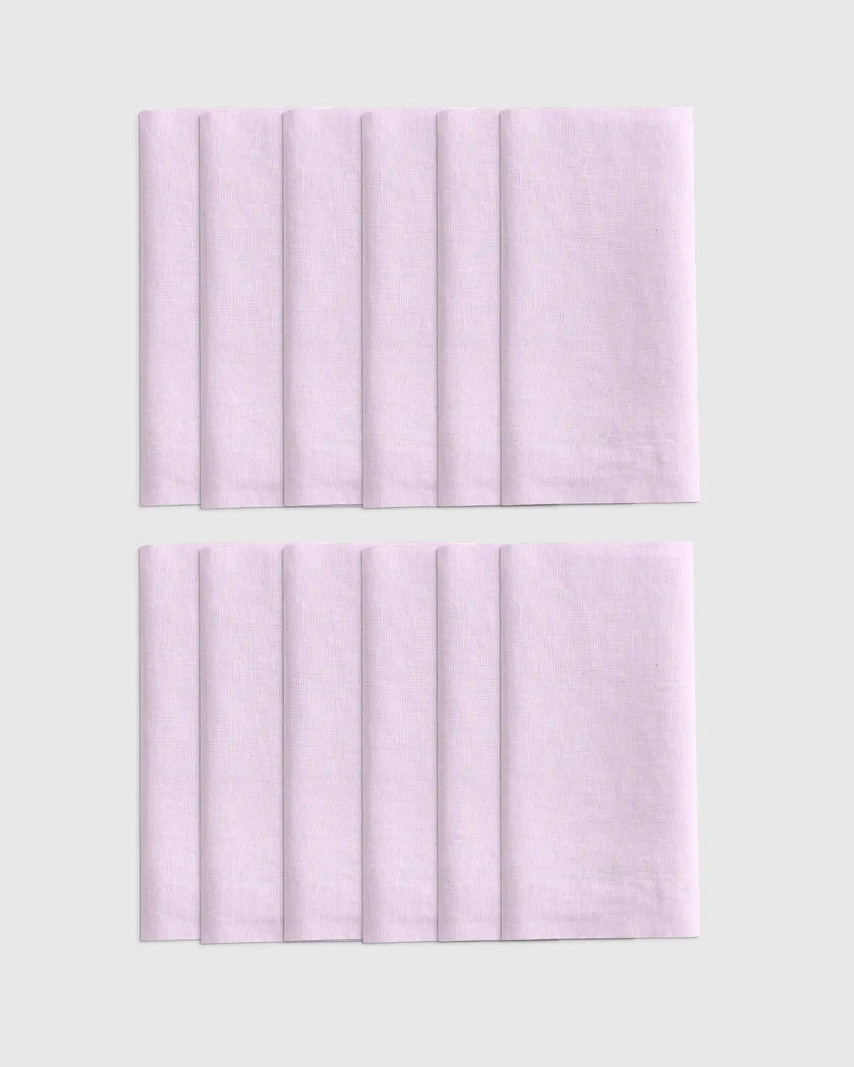 European Linen Wide-Hem Napkins, Set of 12