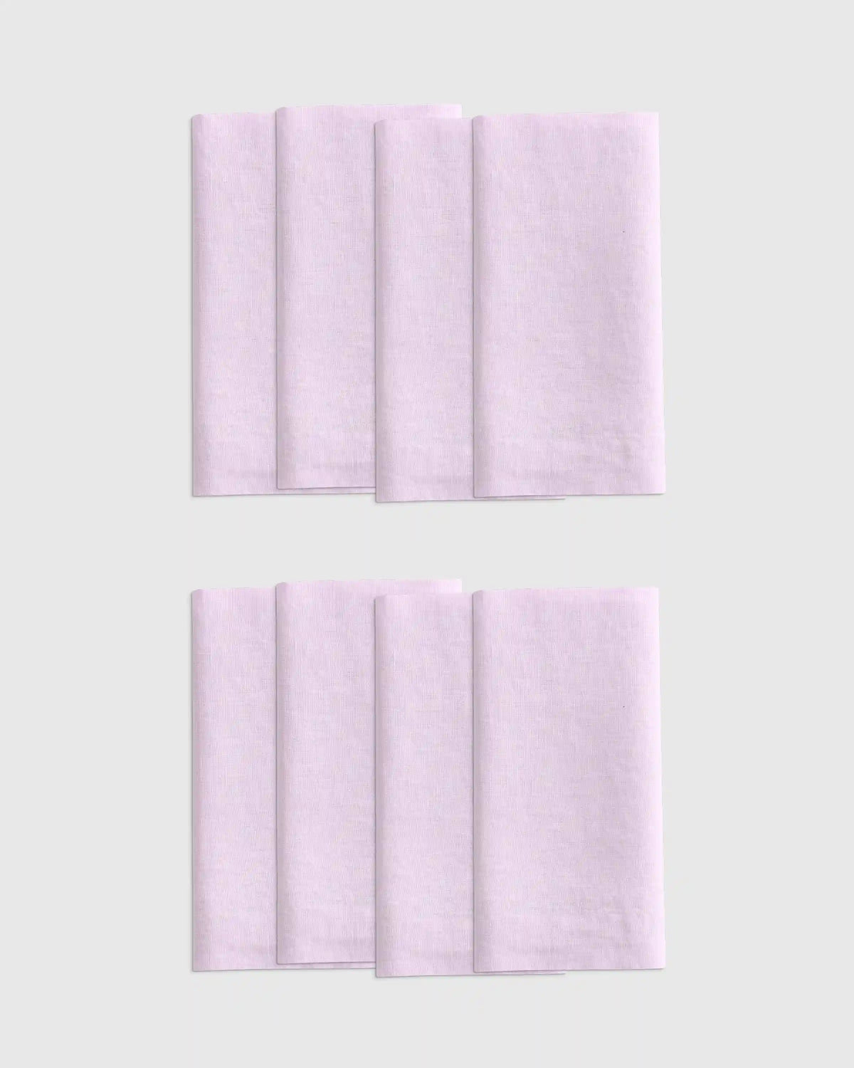 European Linen Wide-Hem Napkins, Set of 8