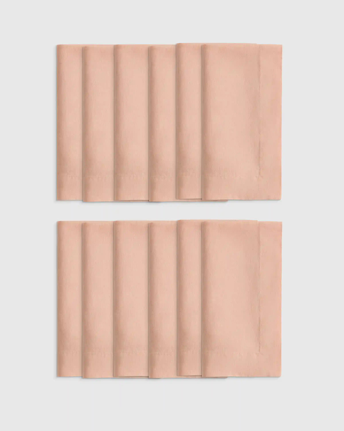 European Linen Wide-Hem Napkins, Set of 12
