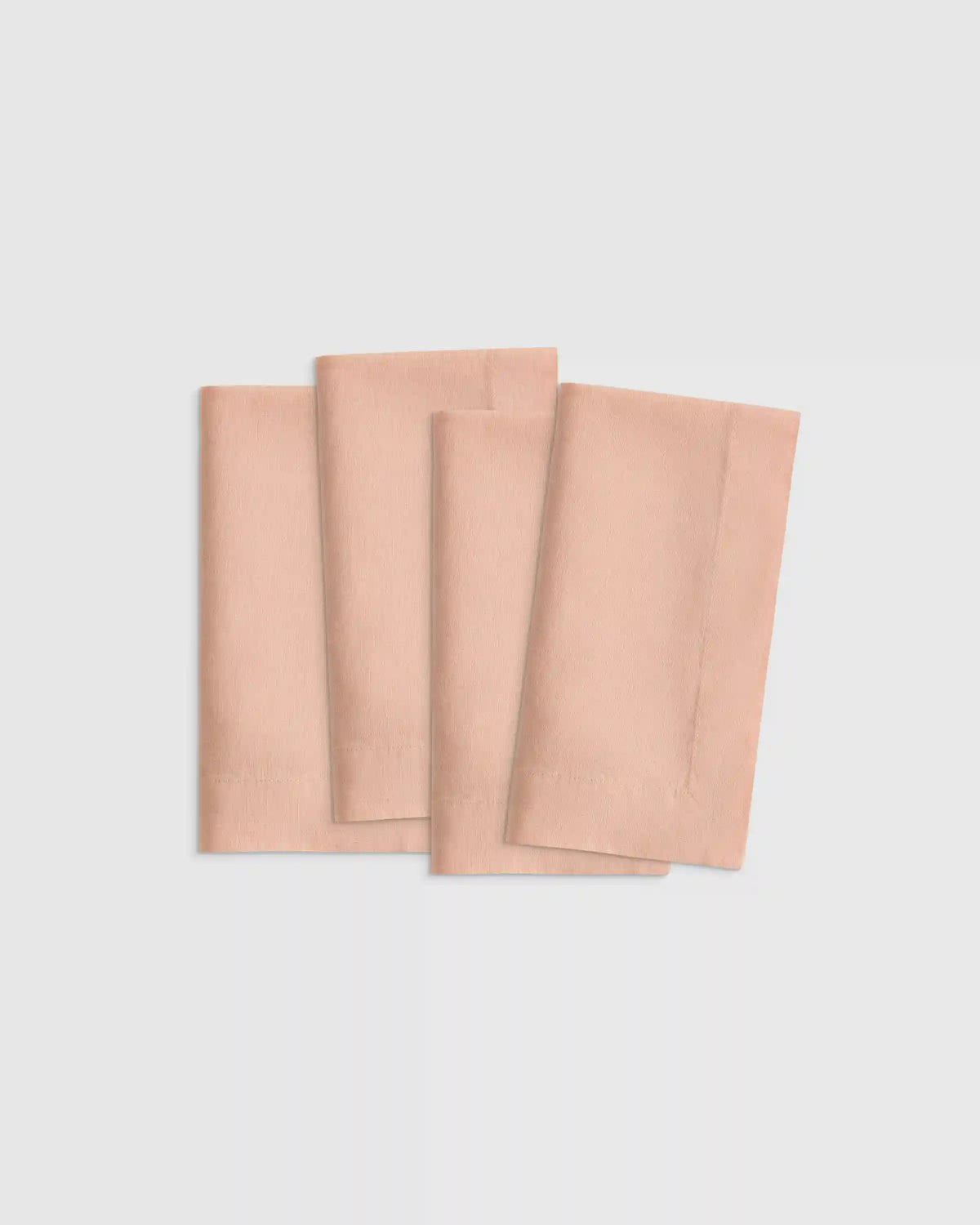 European Linen Wide-Hem Napkins, Set of 4