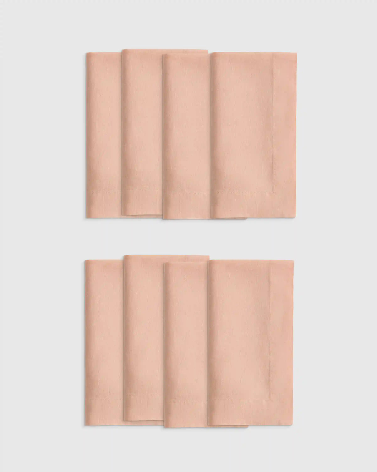 European Linen Wide-Hem Napkins, Set of 8