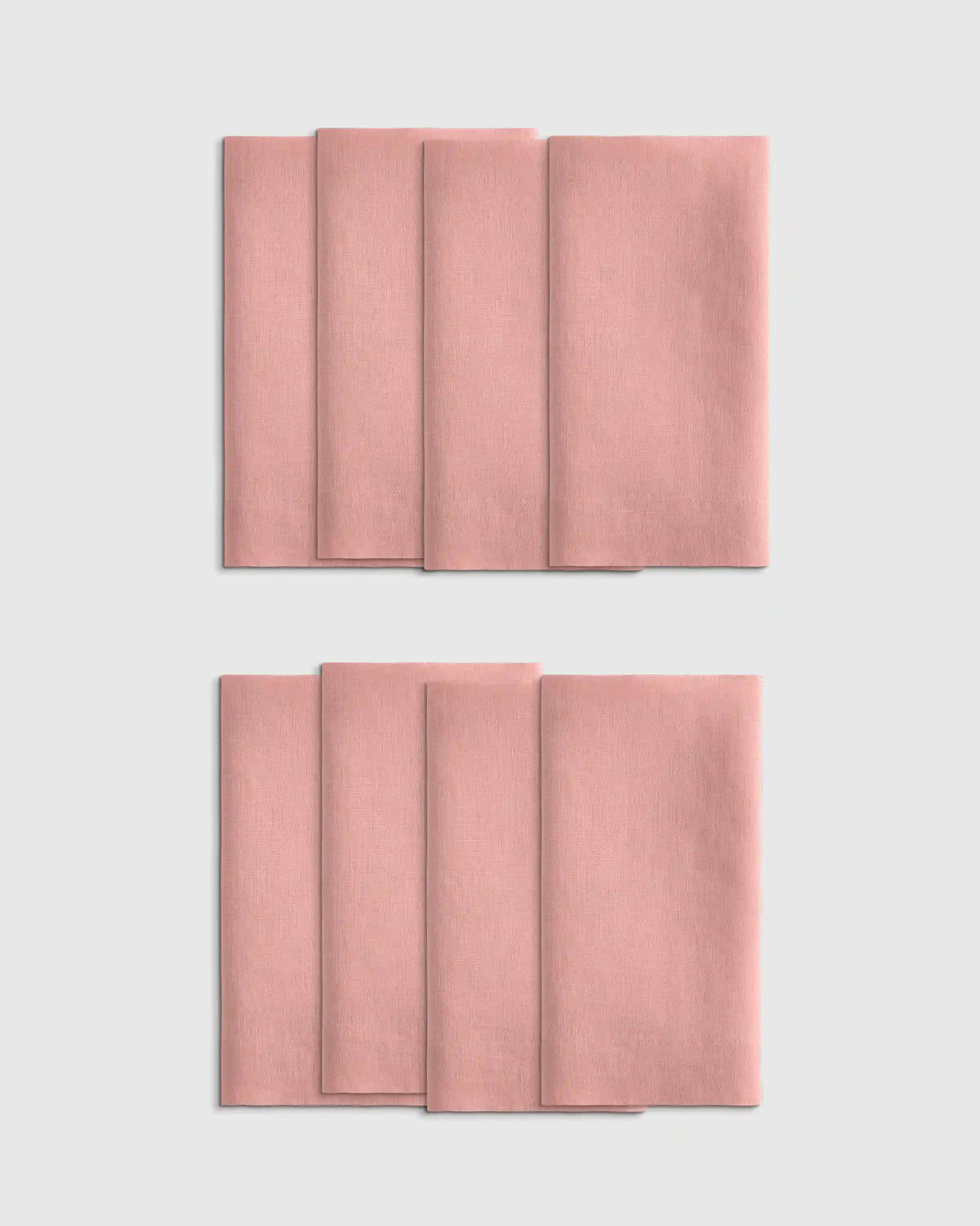 European Linen Wide-Hem Napkins, Set of 8