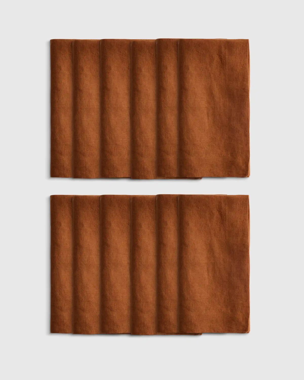 European Linen Wide-Hem Napkins, Set of 12