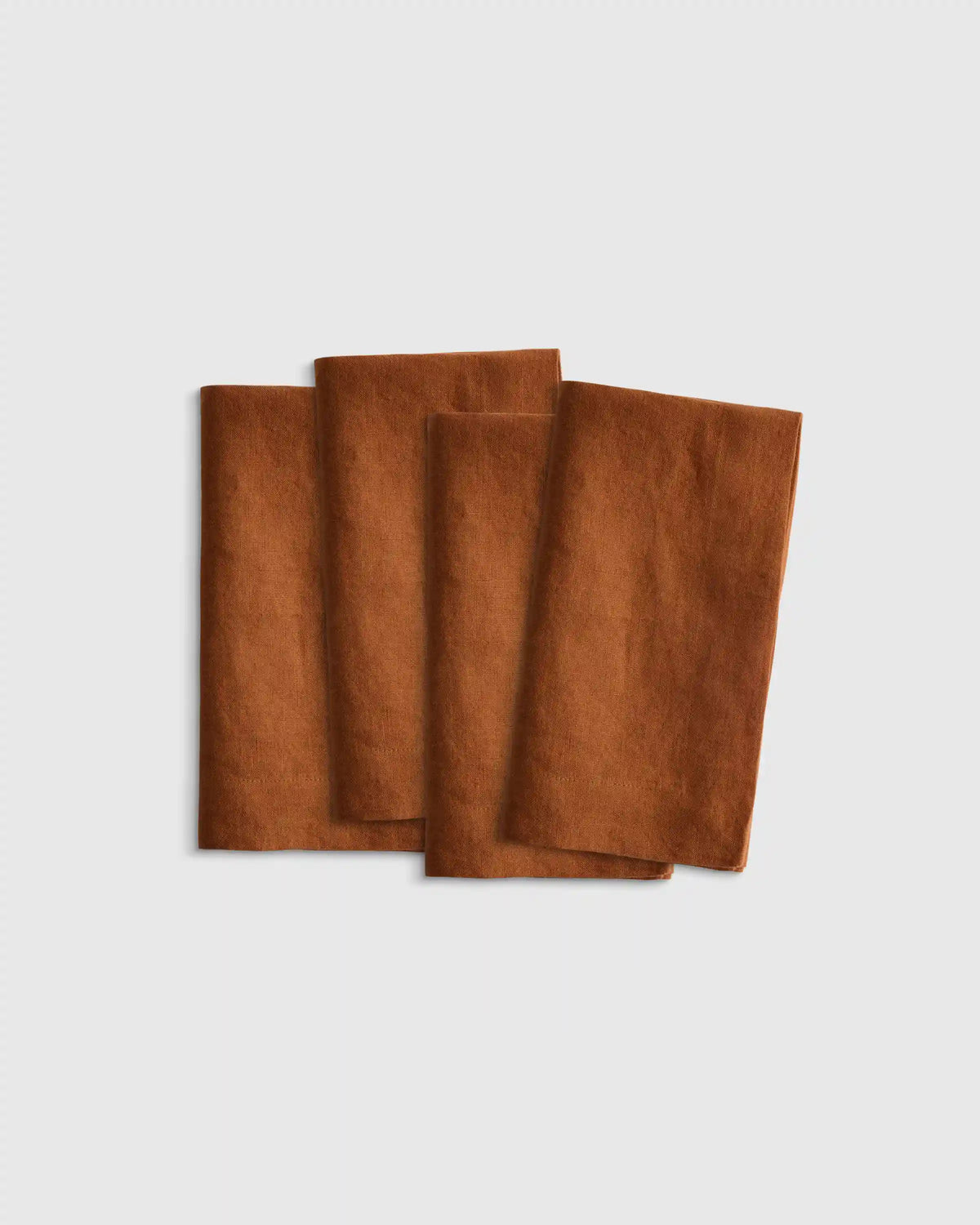 European Linen Wide-Hem Napkins, Set of 4