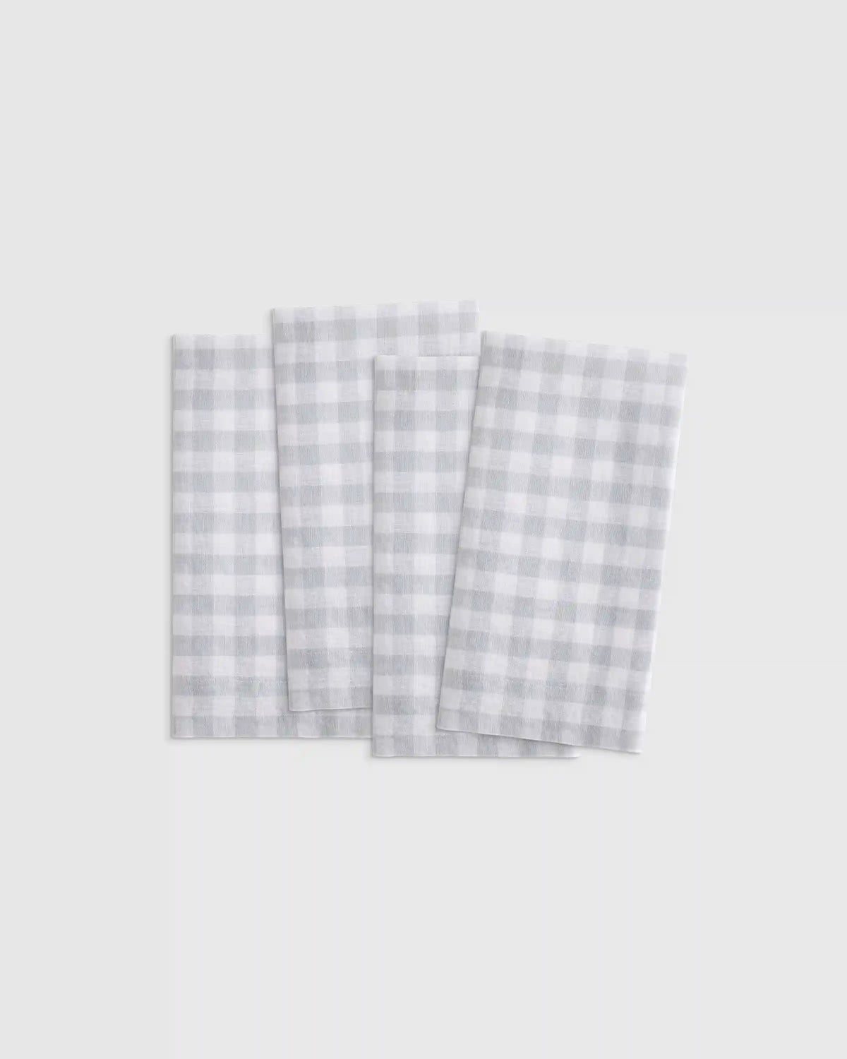 European Linen Wide-Hem Napkins, Set of 4