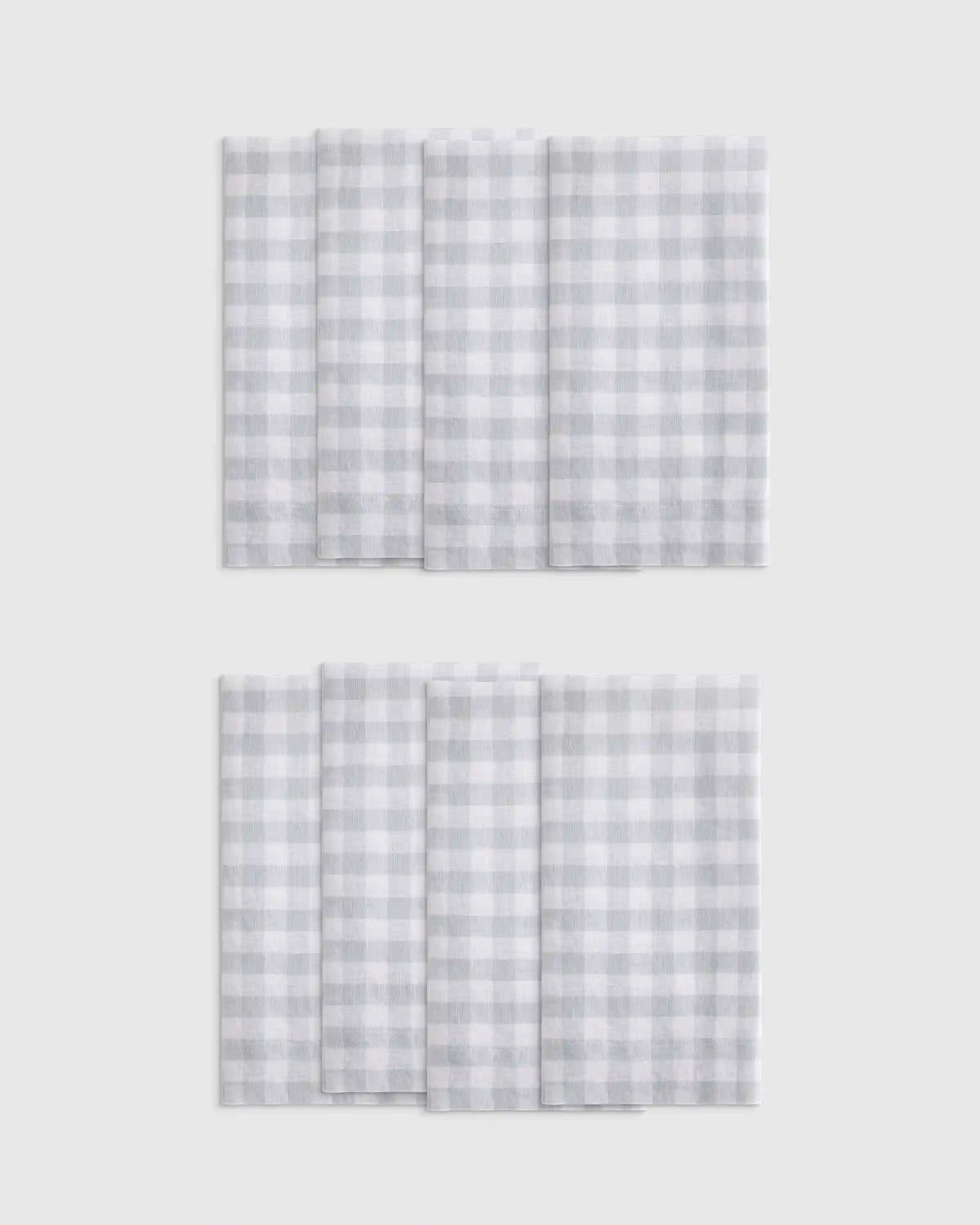 European Linen Wide-Hem Napkins, Set of 8