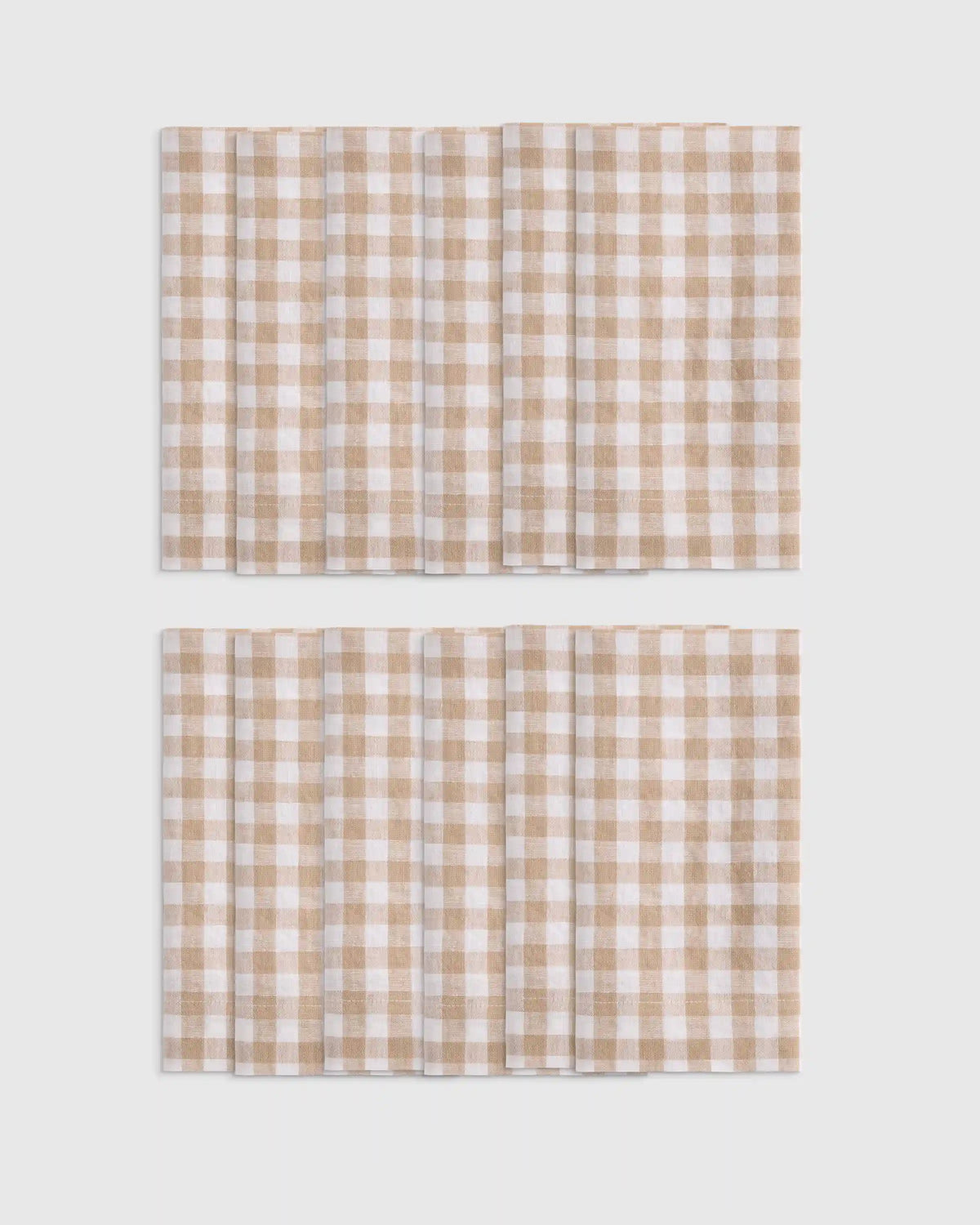 European Linen Wide-Hem Napkins, Set of 12