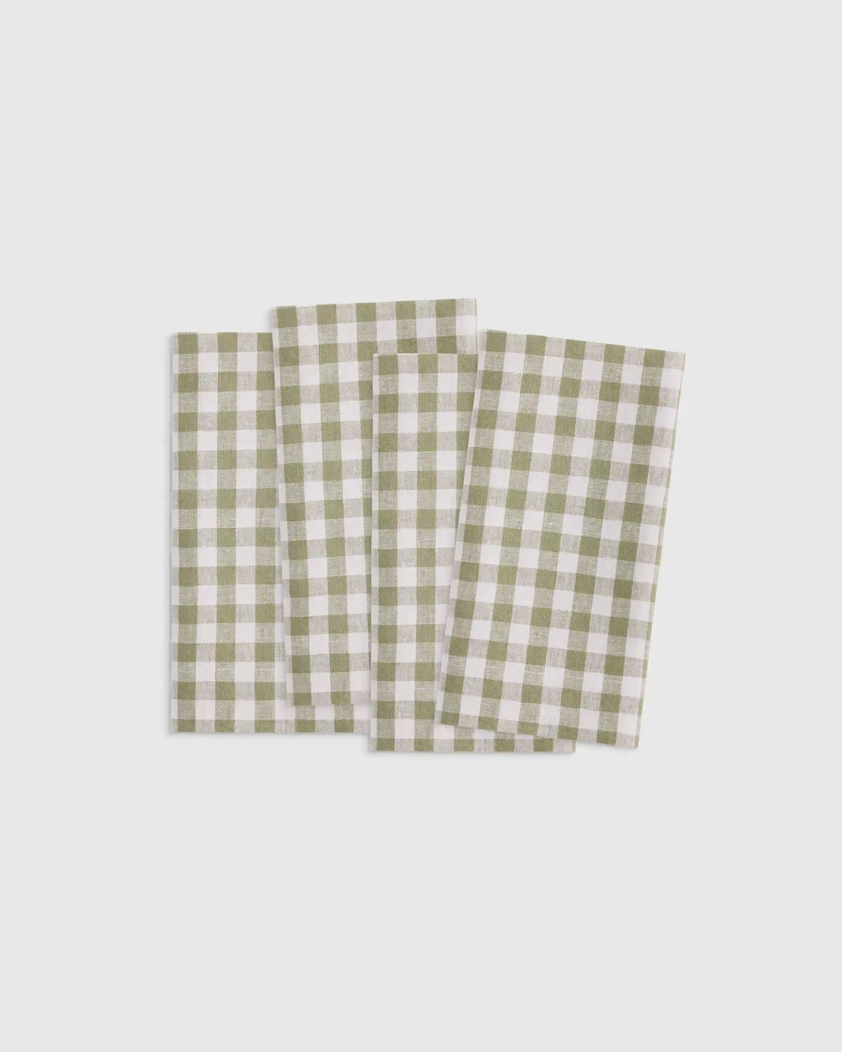 European Linen Wide-Hem Napkins, Set of 4
