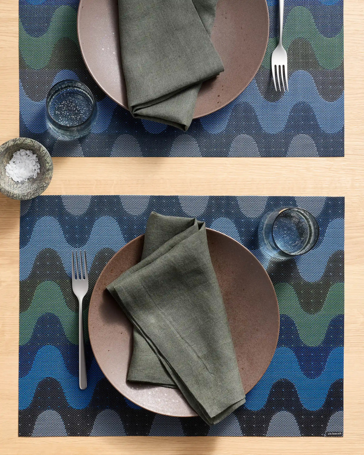 Wiggle Easy-Care Rectangular Placemat, Set of 4 by Chilewich