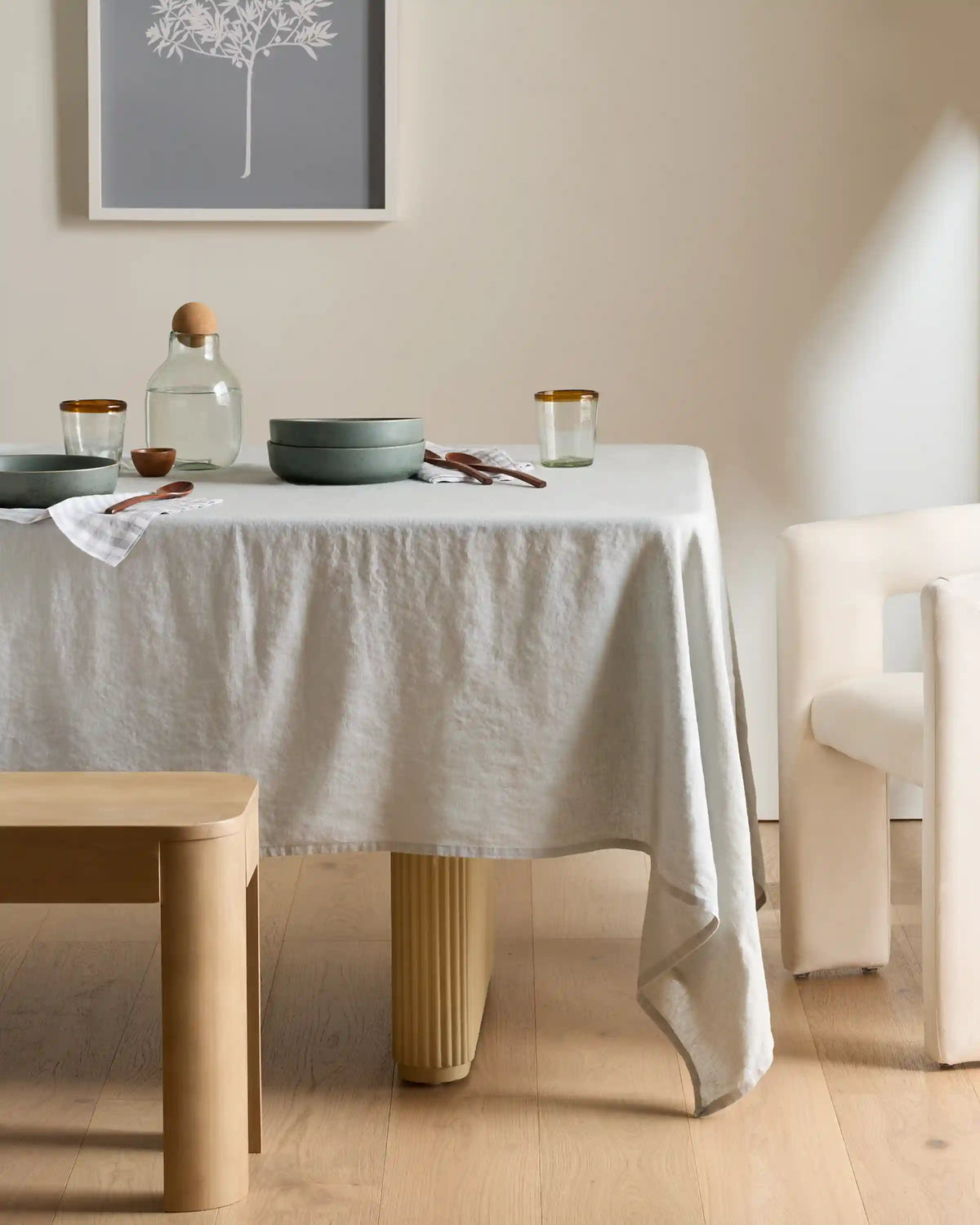 European Linen Tablecloth