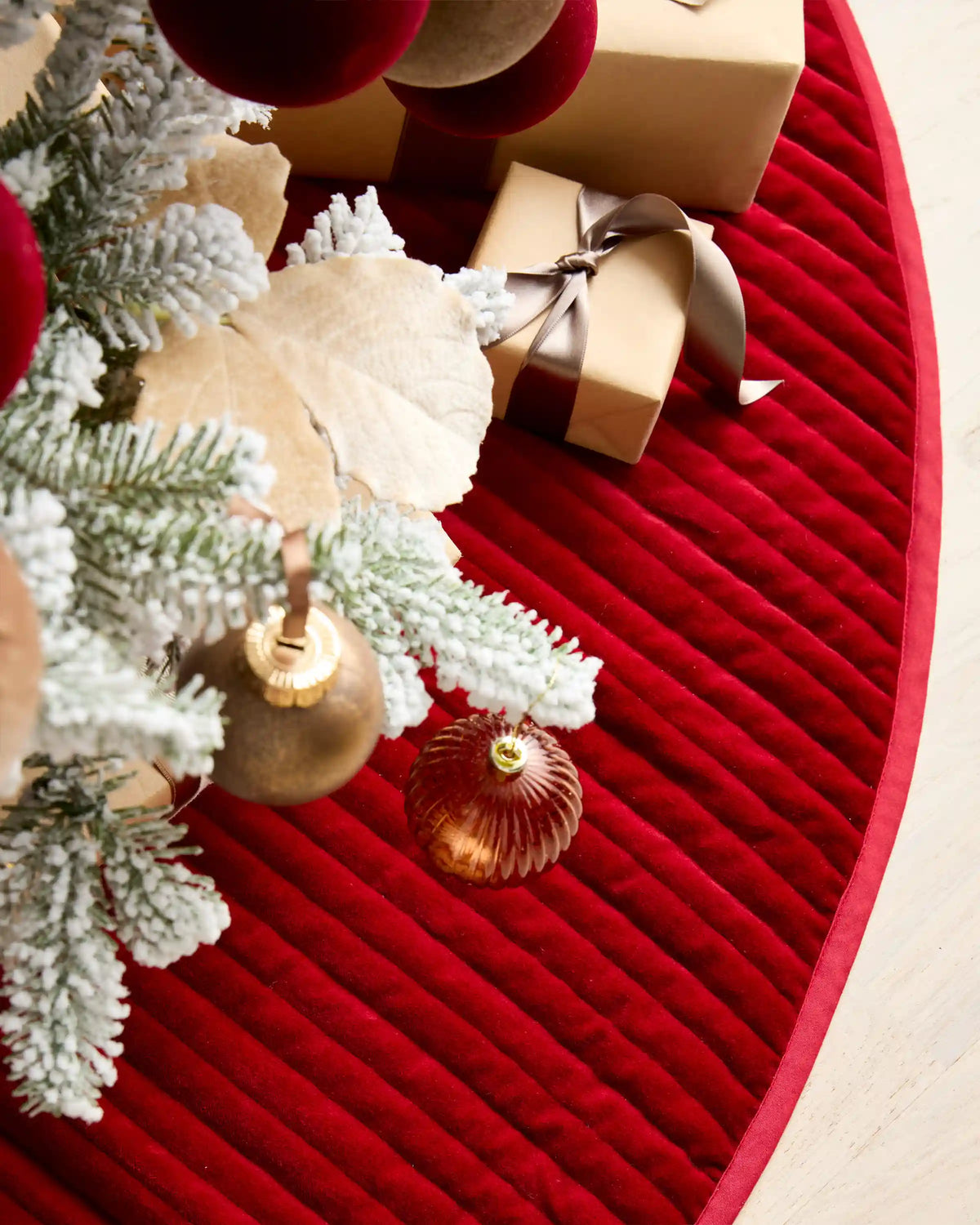 Cotton Velvet Tree Skirt